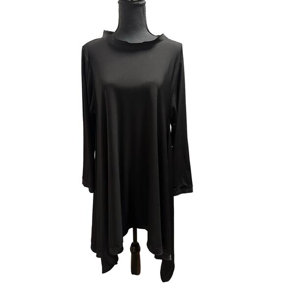 Planet by Lauren G Microfiber Boho Matte Jersey Tunic - Size 2 (10 -14) - Picture 1 of 13